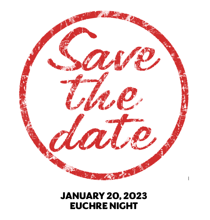 Save the Date January 2023 Eucher Night